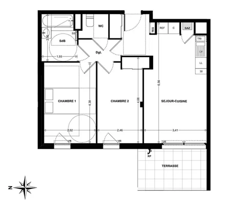 Plan de construction du T3