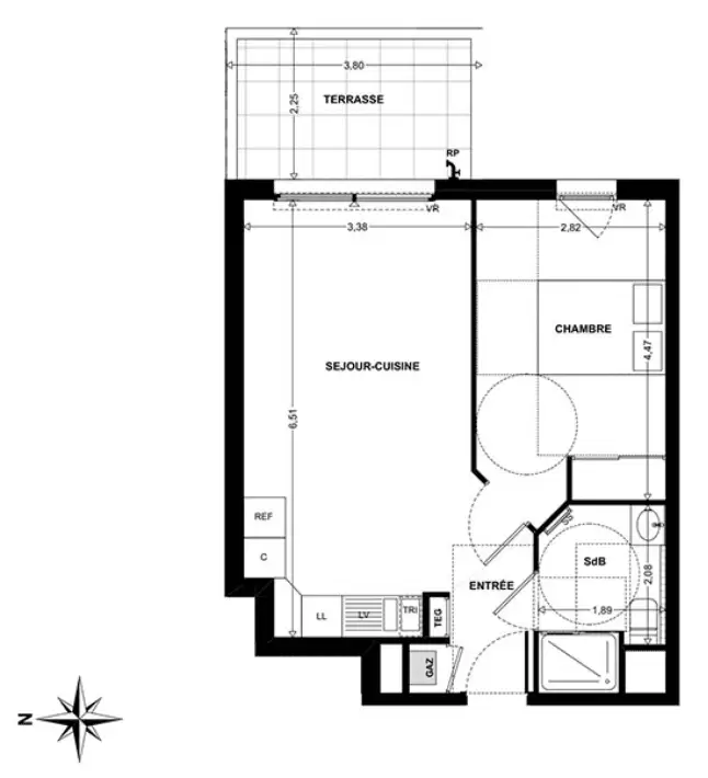 Plan de construction du T2
